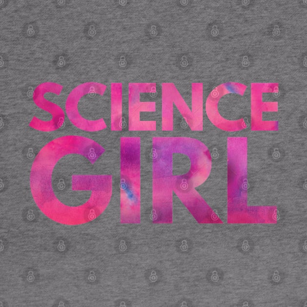 Science Girl Design | Female Science Fans Pink Nebula by AstroGearStore